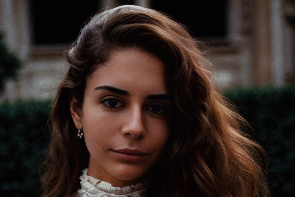 ragazzina ottimista sporca